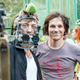 Sergey Valyaev and Seva Kaptur on the set of Hardcore Henry.